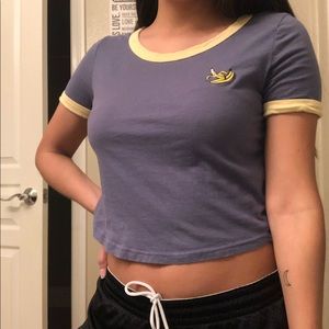 Urban Outfitters Banana Crop Top